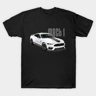 MACH1 MUSTANG GT OXFORD WHITE T-Shirt